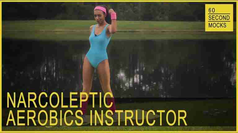 Read more about the article Narcoleptic Aerobics Instructor: Stuck in the ’80s | 60 Second Mocks (2018)
