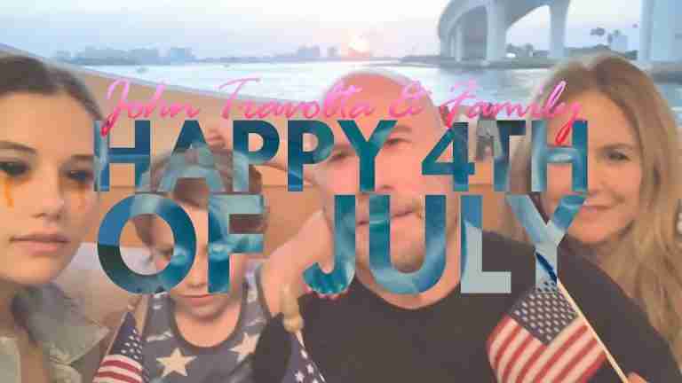 Read more about the article John Travolta & Family Wish America A Happy 4th of July